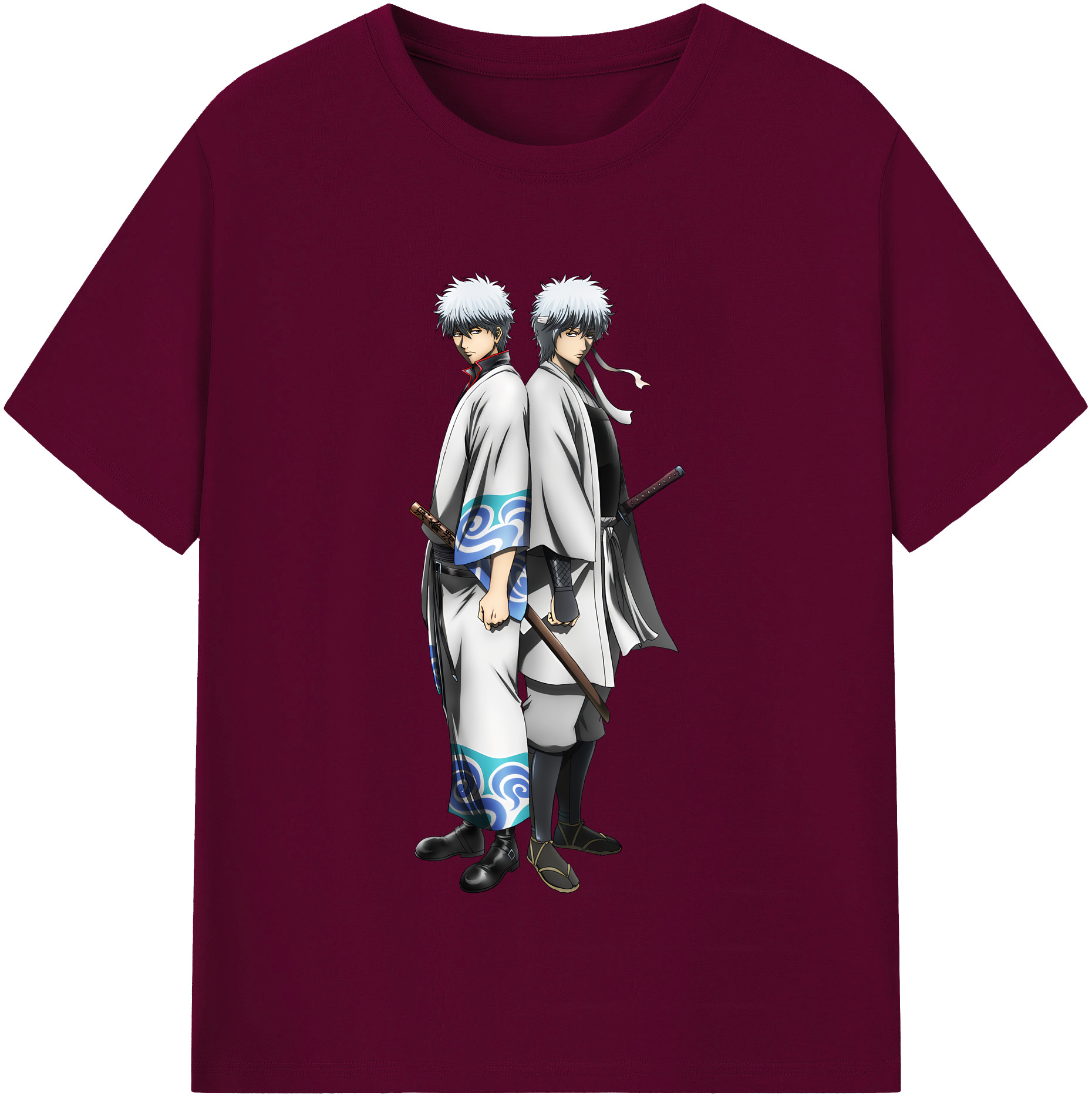 （画像用） ぎんたま 坂田銀時（さかたぎんとき） 神楽 志村新八（しむら しんぱち） GINTAMA Sakata Gintoki Kagura Shimura Shinpachi レディースカジュアルプリントTシャツ（綿100％）
